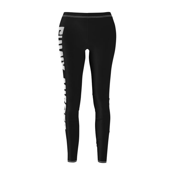 Shiny Misfits (Silver) Cut & Sew Casual Leggings - Image 2