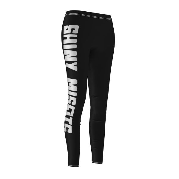 Shiny Misfits (Silver) Cut & Sew Casual Leggings - Image 4