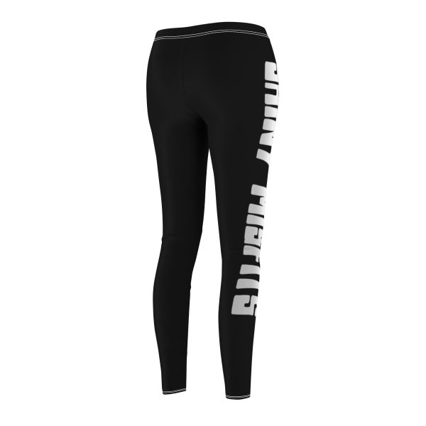 Shiny Misfits (Silver) Cut & Sew Casual Leggings - Image 5