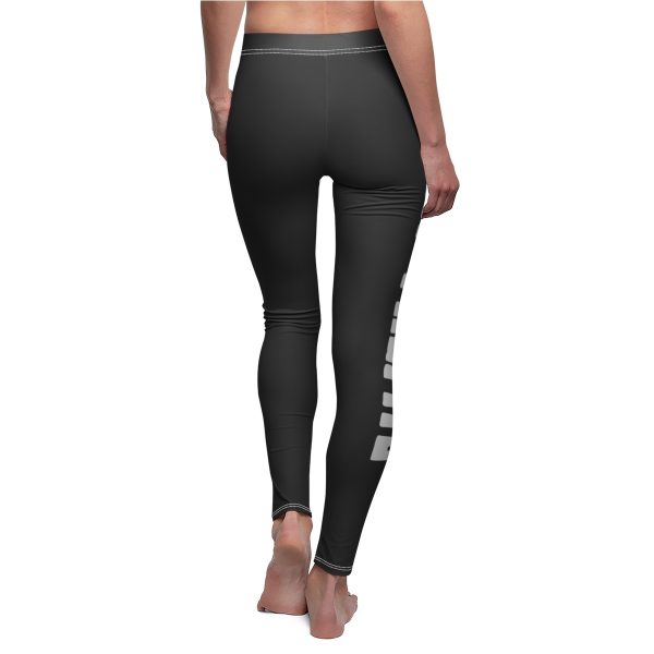 Shiny Misfits (Silver) Cut & Sew Casual Leggings - Image 7